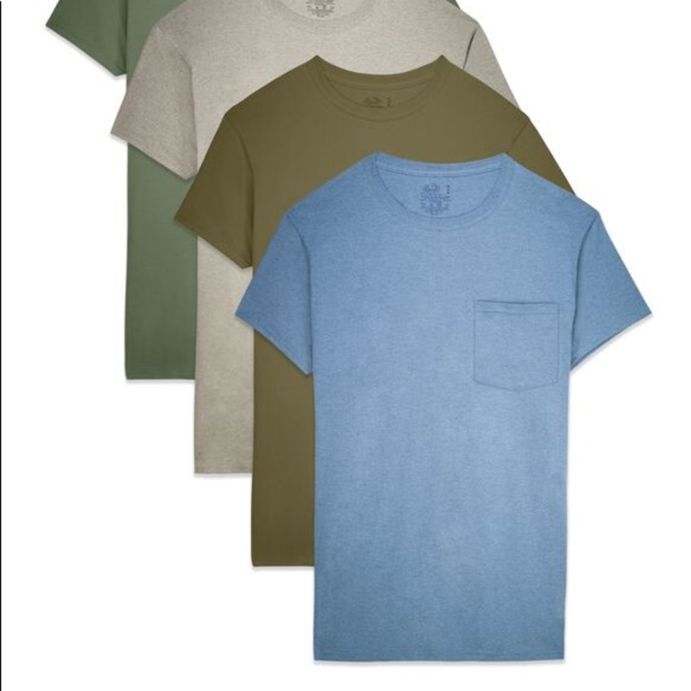 Fruit of the loom medium new pocket tee shirts